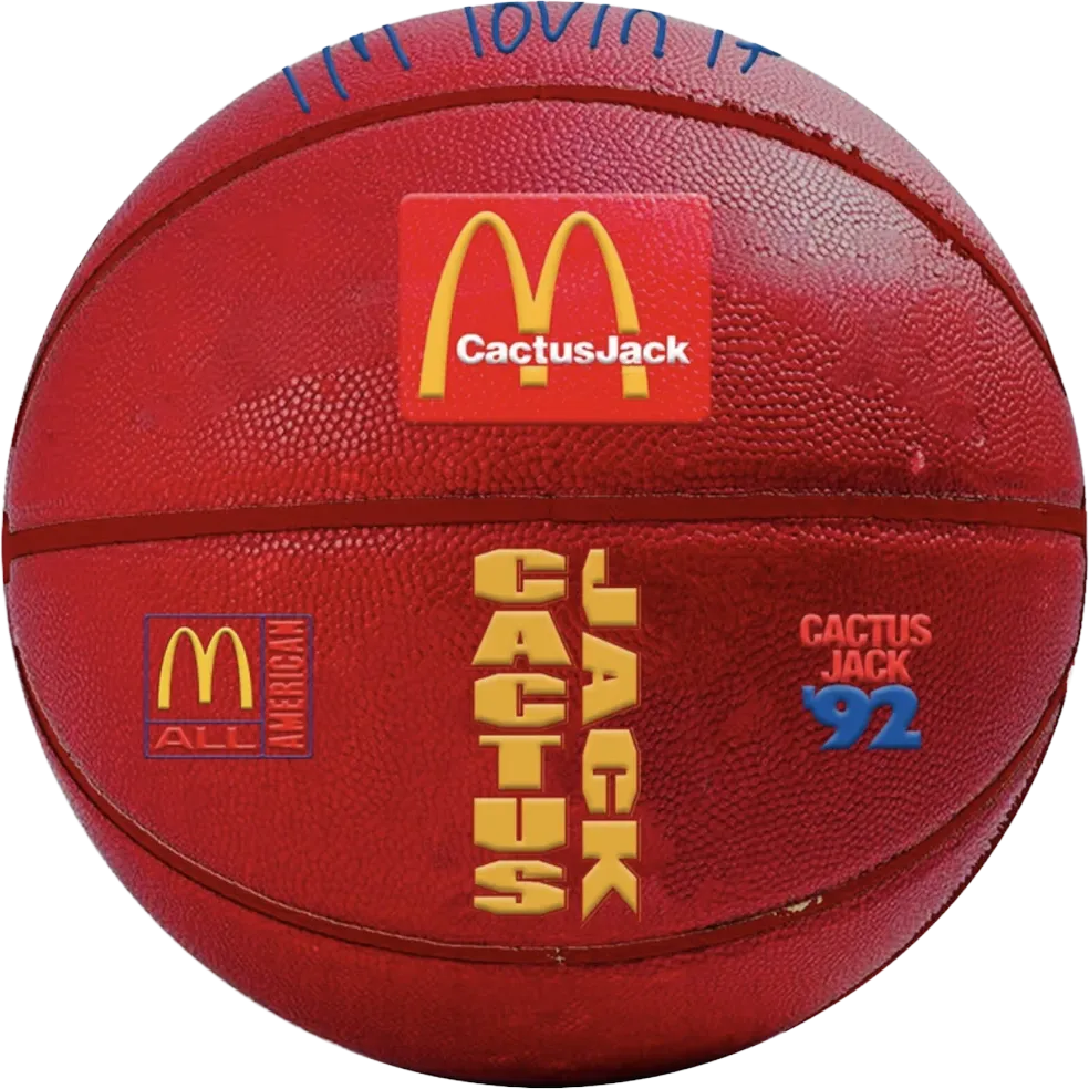 Travis Scott x McDonalds All American 92' Basketball